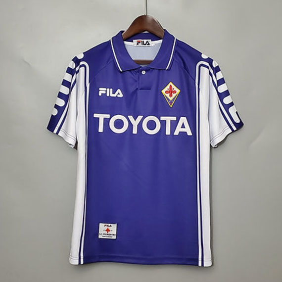 Tailandia Camiseta Fiorentina 1ª Retro 1999 2000 Purpura